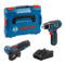 12V set alata GSR 12V-15 + GWS 12V-76 + 2 X GBA 12V 2.0 Ah + GAL 12V-40 + L-BOXX - 1