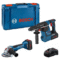 18V SET ALATA GBH 18V-26 + GWS 18V-10PC + 2 X 5,5 Ah+ GAL 1880 + L-KOFER - 1