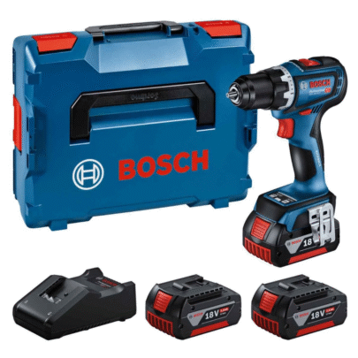 Kombinovani komplet: Akumulatorska vibraciona bušilica/odvijač GSR 18V-90 C + 3x PC 18V 4.0 Ah + GAL 18V-40 + L-BOXX - 1