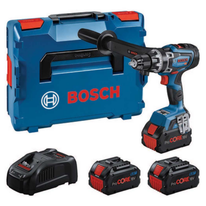 BOSCH Kombinovani komplet: Akumulatorska vibraciona bušilica GSR 18V-150 C + 3x ProCore 18V 8.0 Ah + GAL 1880 CV + L-BOXX 0615A5002T - 1