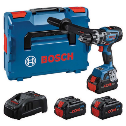 BOSCH Kombinovani komplet: Akumulatorska vibraciona bušilica GSB 18V-150 C + 3x ProCore baterije 18V 8.0 Ah + GAL 1880 CV 0615A5002Y - 1