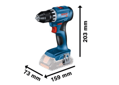 Komplet od 3 alata od 18 V: GSR 18V-45 + GBH 18V-22 + GWS 18V-8 + GBA 2.0 Ah + GBA 4.0 Ah + GAL 18V-40 + torba - 7