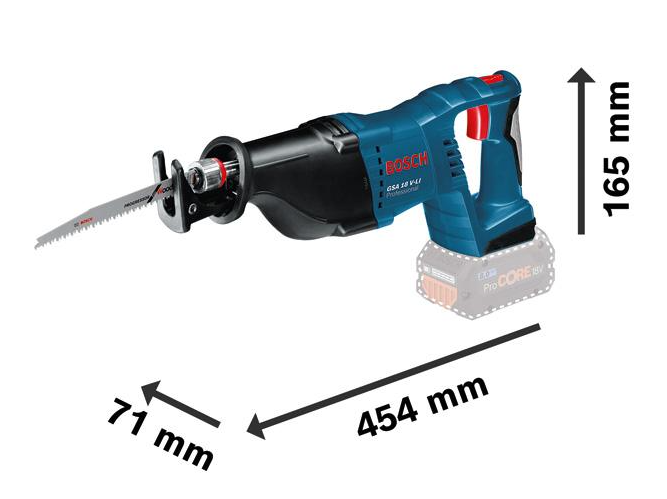 BOSCH Kombinovani set od 5 alata od 18 V: GSB+GBH+GWS+GSA+GLI+3x5+GAL 0615A5007S - 8