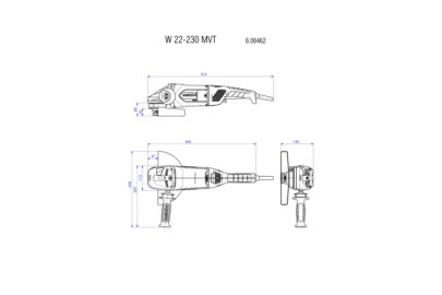 W 22-230 MVT, el.ugaona brusilica - 2