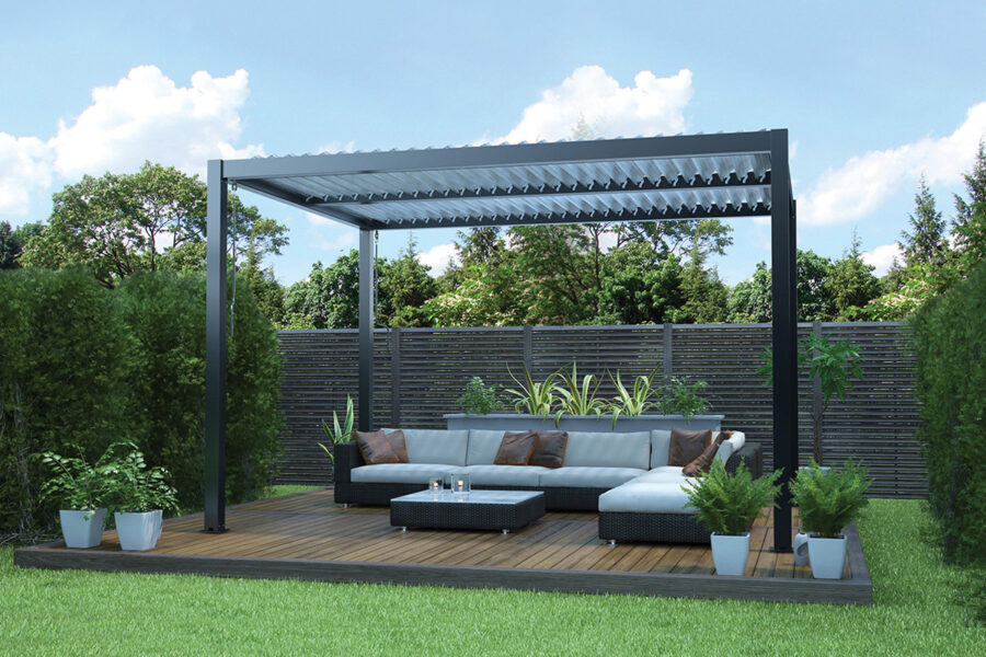 GREEN BAY Pergola aluminijumska 3 x 4 (A + B+ C + D) 078504 - 8