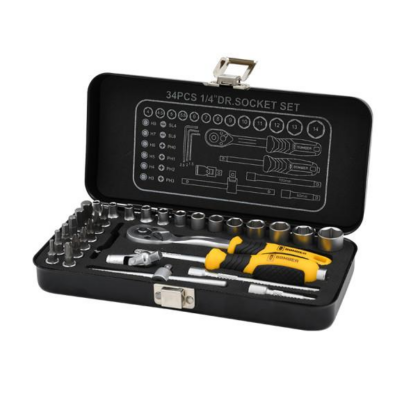 BOMBER Set gedora 34 komada 1/4" 084147 - 1