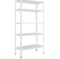 Metalna polica CROSSER 180 x 90 x 30 cm 5 x 70 kg – bela - 1