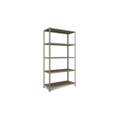Metalna polica KIT 188 x 100 x 40 cm 5 x 65 kg – siva - 1