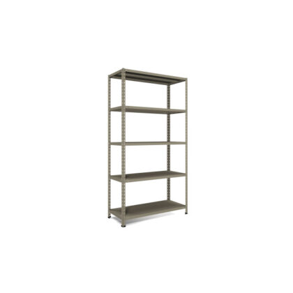 Metalna polica KIT 188 x 100 x 40 cm 5 x 65 kg - siva - 1