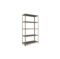 Metalna polica KIT 188 x 100 x 40 cm 5 x 65 kg – siva - 1
