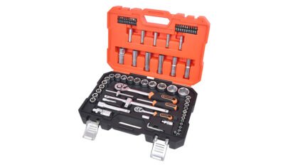 Set 37 del. nasadnih ključeva sa čegrtaljkama 1/4″ i 1/2″ HEX/mm - 3