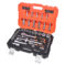 Set 37 del. nasadnih ključeva sa čegrtaljkama 1/4″ i 1/2″ HEX/mm - 3