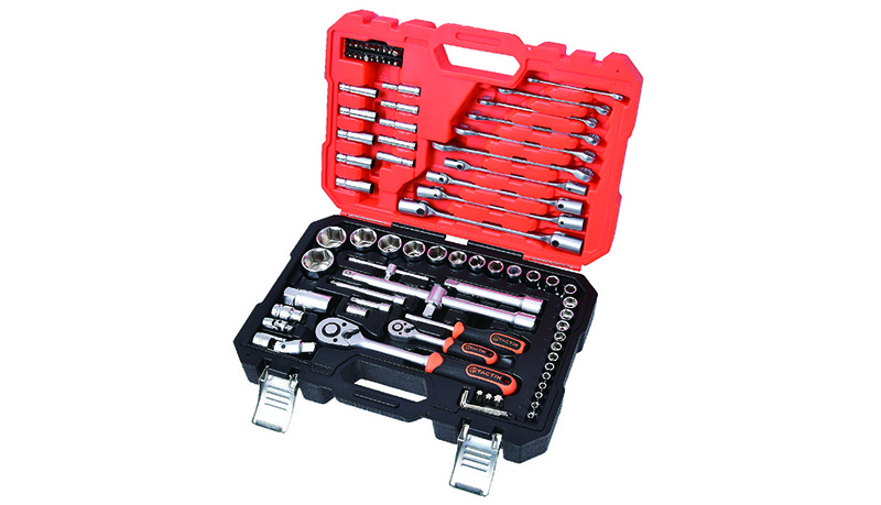 TACTIX Set 85 del. nasadnih ključeva sa čegrtaljkama 1/4" i 1/2" HEX/mm - 3