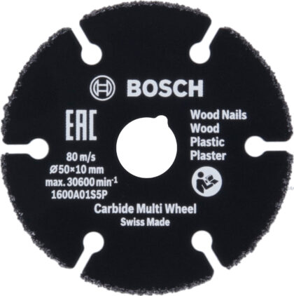 BOSCH Carbide Multi Wheel rezna ploča, 50x10 mm 1600A01S5X - 1