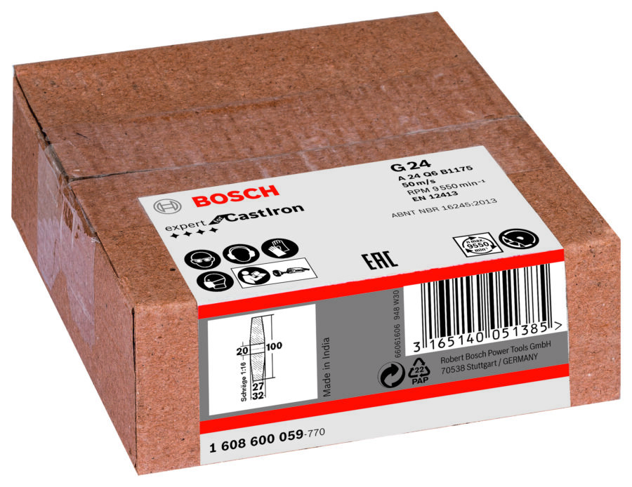 BOSCH Brusna tocila za ravne brusilice 1608600059 - 2