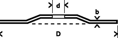 Brusna ploča ispupčena, metal - 2