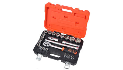 Set 23 del. nasadnih ključeva sa čegrtaljkom 1/2″ HEX/mm - 3