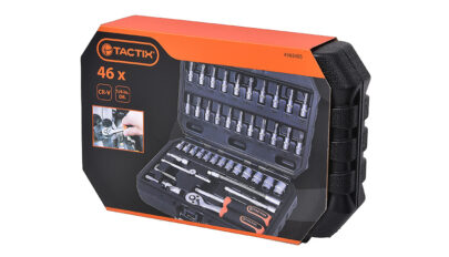 Set 46 del. nasadnih ključeva sa čegrtaljkom 1/4″ HEX/mm - 2