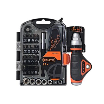 Set 25 del. nastavaka sa odvijačem „TORQ“ 1/4″ - 2