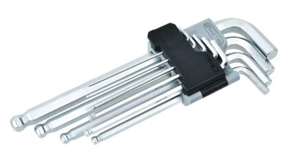 TACTIX Set 9 kom. ključeva imbus loptasti dugi HEX/mm TACTIX PRO - 1