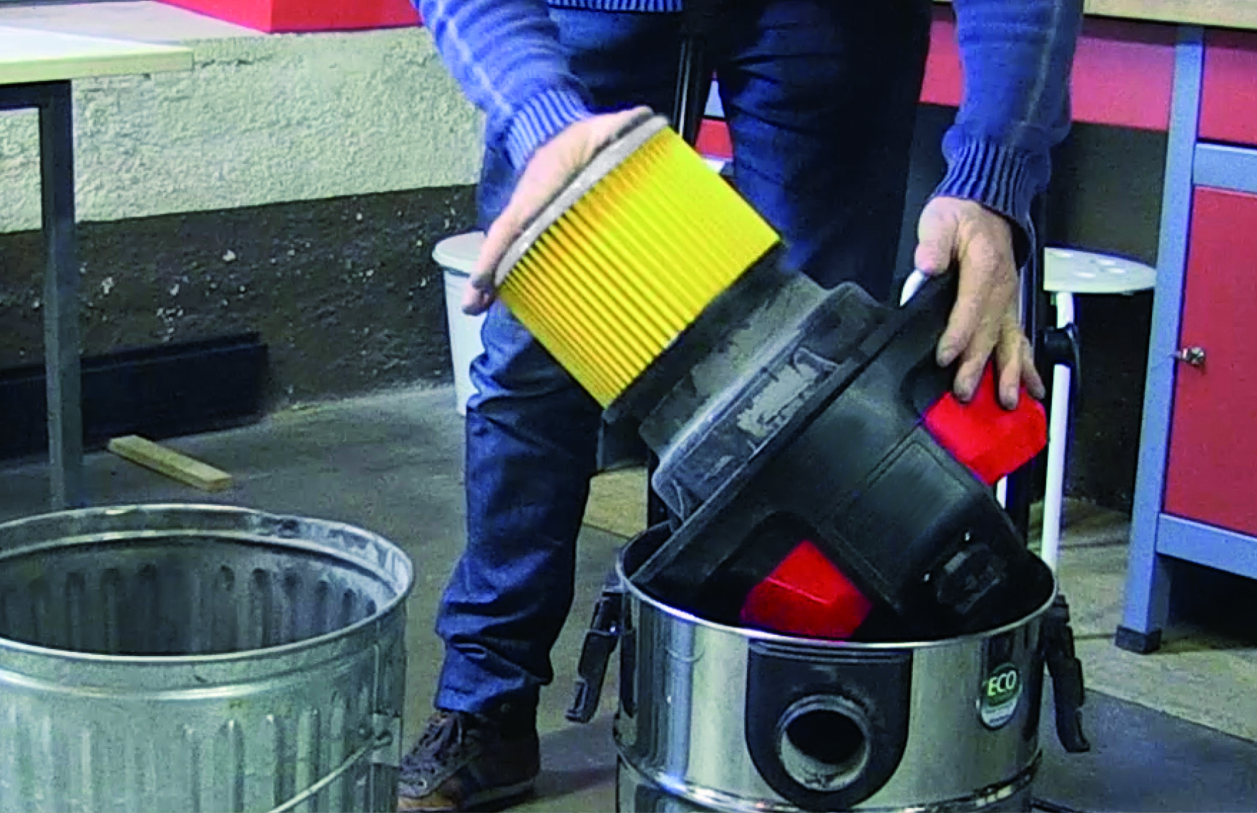 EINHELL Dugotrajni filter za suvo usisavanje, za DUO, INOX serije 2351110 - 2