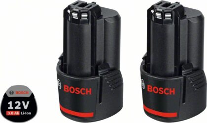 BOSCH Akumulator 2 x GBA 12V 3.0Ah Professional 1600A00X7D - 1