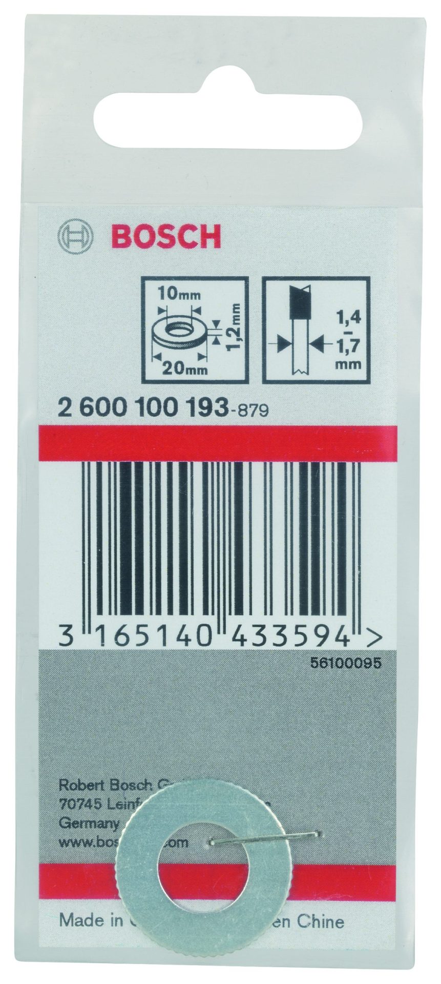 BOSCH Redukcioni prstenovi za listove kružne testere 2600100193 - 2