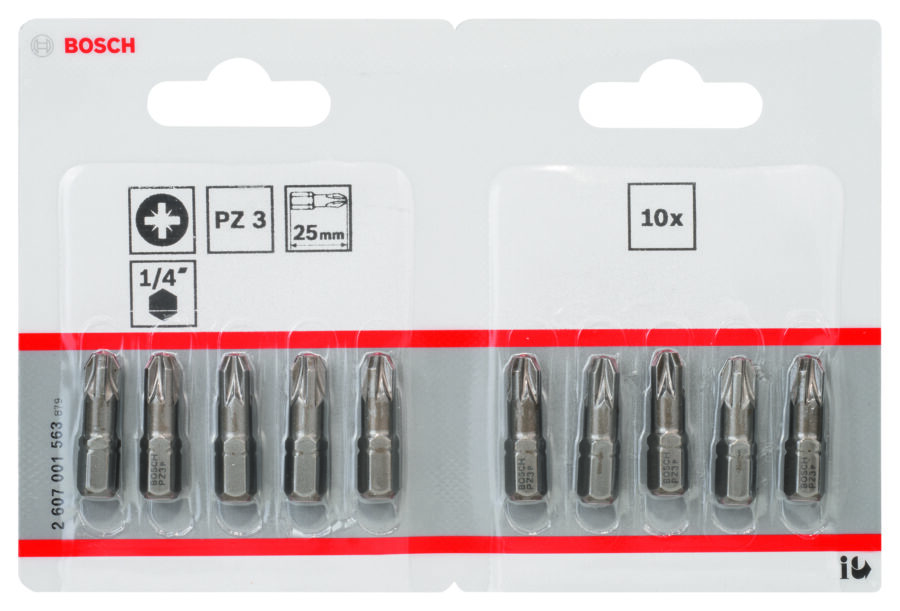 BOSCH Extra Hard nastavci za odvrtače Pozidriv 2607001563 - 2