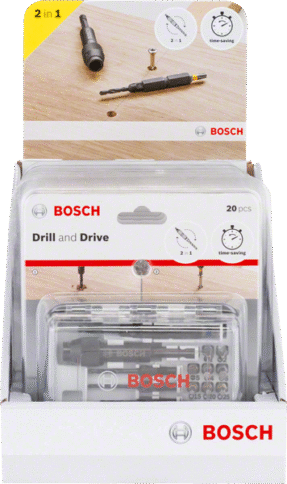 20-delni set bitova odvrtača Drill&Drive - 2