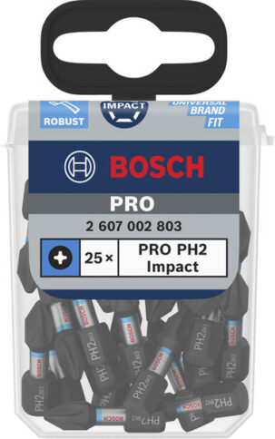 PRO Phillips Impact nastavak, PH2, 25 mm, displej, 1/25kom - 2