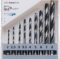 Bosch 9-delni komplet HSS PointTeQ šestostranih burgija, 2–8 mm - 1