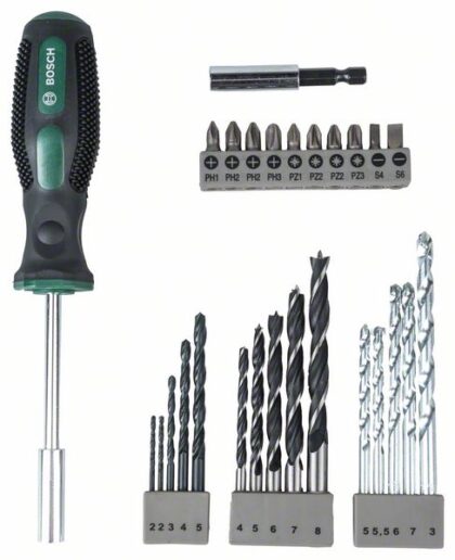 BOSCH 27-delni set burgija i bitova odvrtača 2607017201 - 1