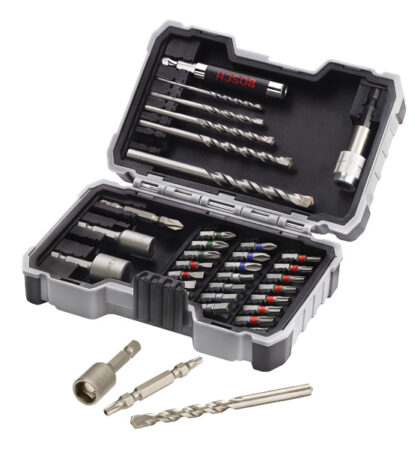 BOSCH 35-delni set bitova i burgija za beton 2607017724 - 1