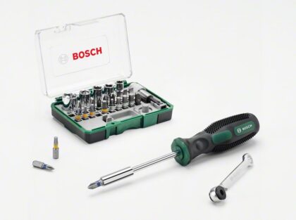 BOSCH 27-delni set mini čegrtaljke + ručni odvrtač 2607017331 - 1