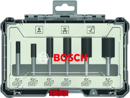 BOSCH Kompleti ravnih glodala, 6 komada 2607017467 - 1