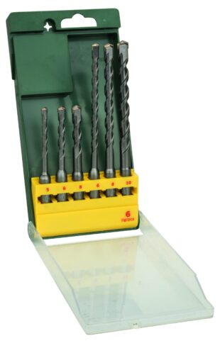 Komplet burgija za udarne bušilice SDS plus-5, 6 komada - 1