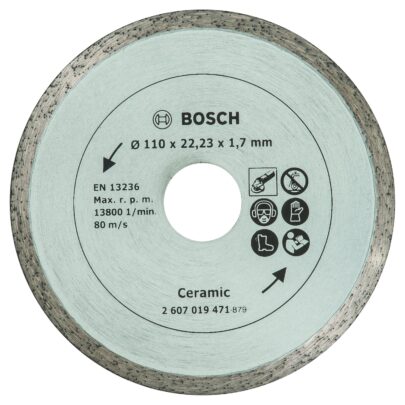 Dijamantska rezna ploča za pločice, Ø 110 mm - 1