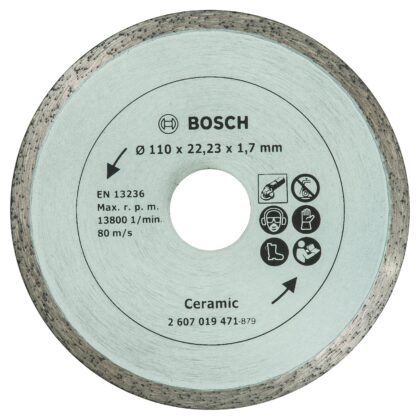 BOSCH Dijamantska rezna ploča za pločice, Ø 110 mm 2607019471 - 1