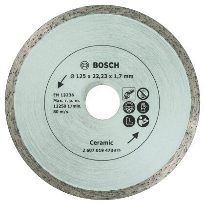 BOSCH Dijamantska rezna ploča za pločice, Ø 125 mm 2607019473 - 1