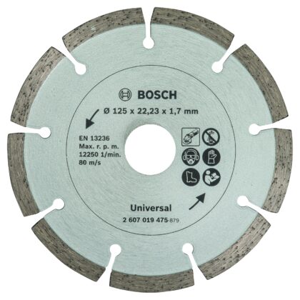 BOSCH Dijamantska rezna ploča za građevinski materijal, Ø 125 mm 2607019475 - 1