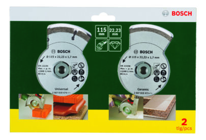 Dijamantske rezne ploče za pločice i građevinski materijal, Ø 115 mm - 2