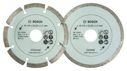 Dijamantske rezne ploče za pločice i građevinski materijal, Ø 115 mm - 1