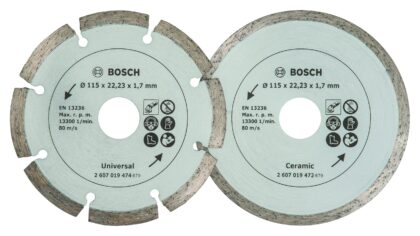 BOSCH Dijamantske rezne ploče za pločice i građevinski materijal, Ø 115 mm 2607019478 - 1