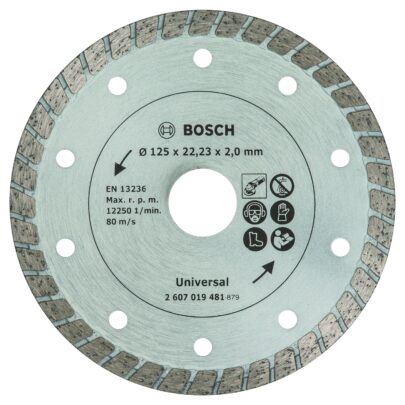 Dijamantska rezna ploča Turbo, Ø 125 mm - 1