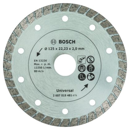 BOSCH Dijamantska rezna ploča Turbo, Ø 125 mm 2607019481 - 1