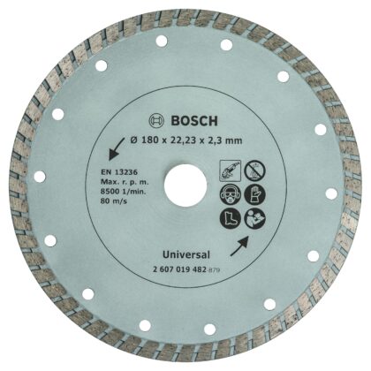 BOSCH Dijamantska rezna ploča Turbo, Ø 180 mm 2607019482 - 1