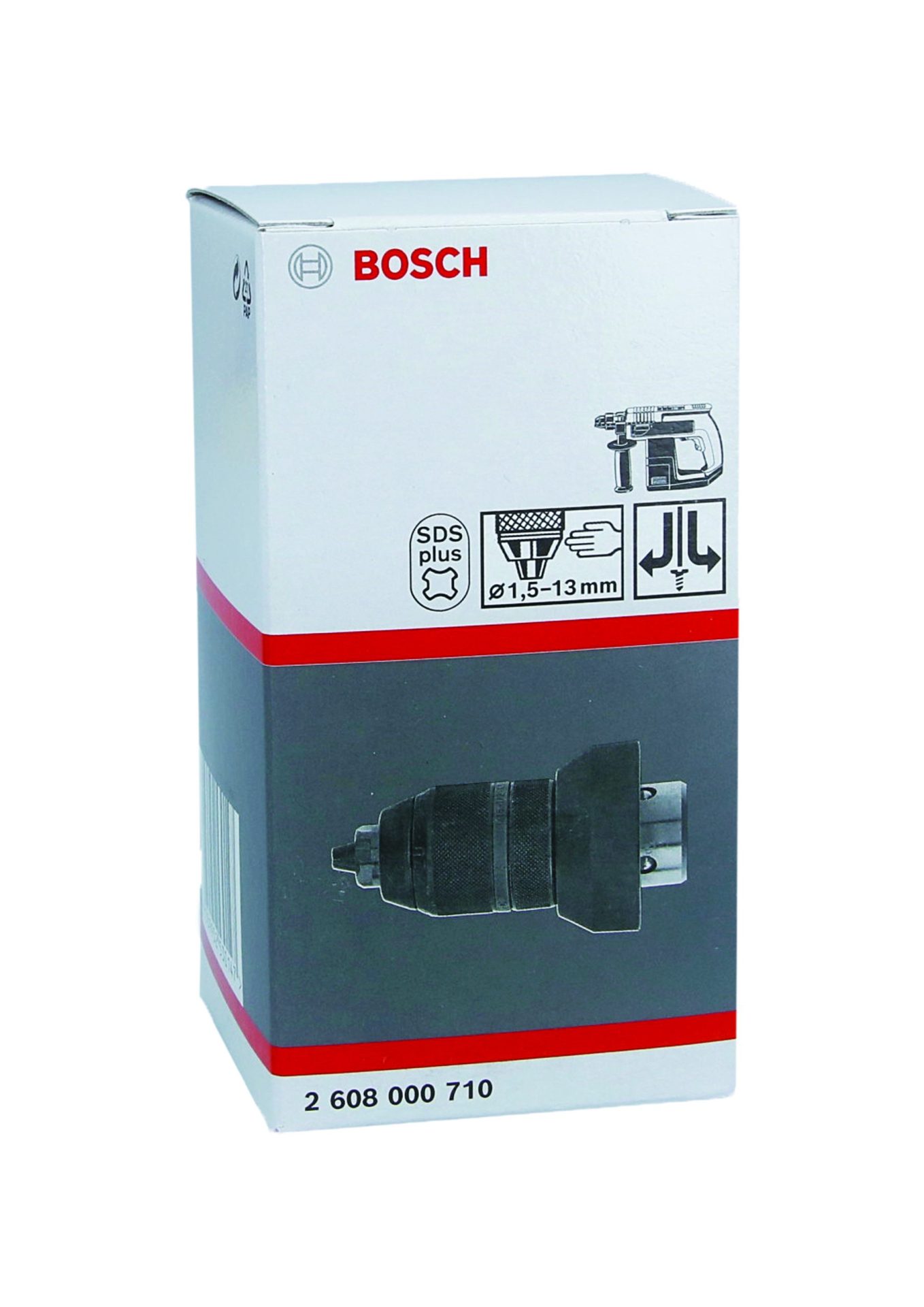 BOSCH Stezne glave bušilice bez ključa sa adapterom 2608000710 - 2