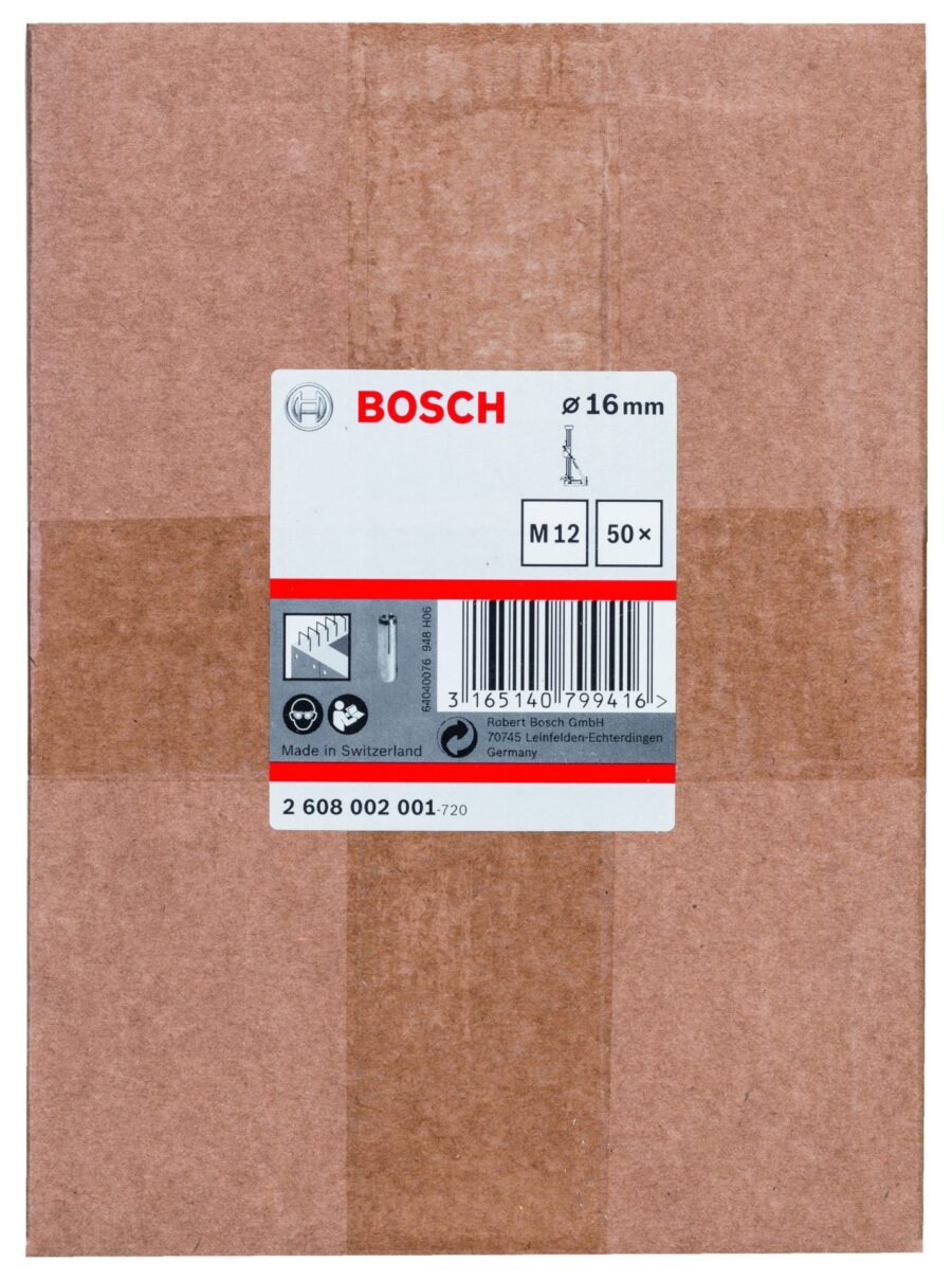 BOSCH Tiplovi 16 mm 50 kom. 2608002001 - 2