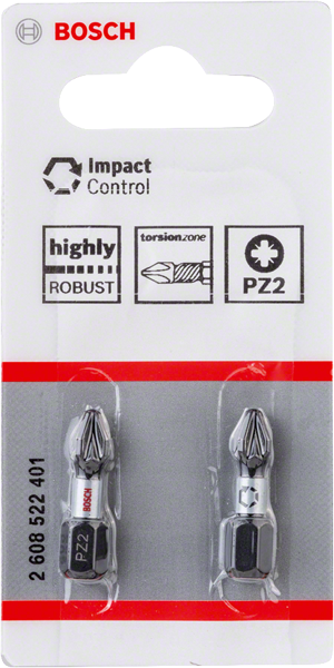 BOSCH PRO Pozidriv Impact nastavak, PZ2, 25 mm, 2 kom 2608522401 - 2
