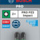 PRO Pozidriv Impact nastavak, PZ3, 25 mm, 2 kom. - 2